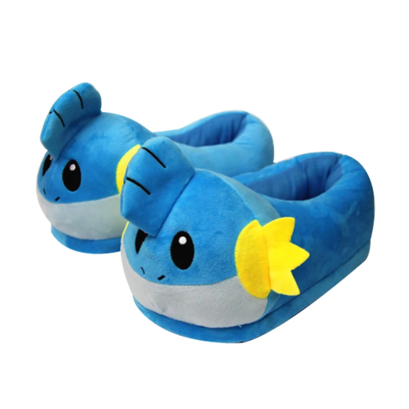 G Мягкая Плюшевая обувь 28 см; Psyduck Snorlax Gengar Mudkip Eevee Sylveon Umbreon; Домашние зимние теплые модные тапочки; подарок - Цвет: G