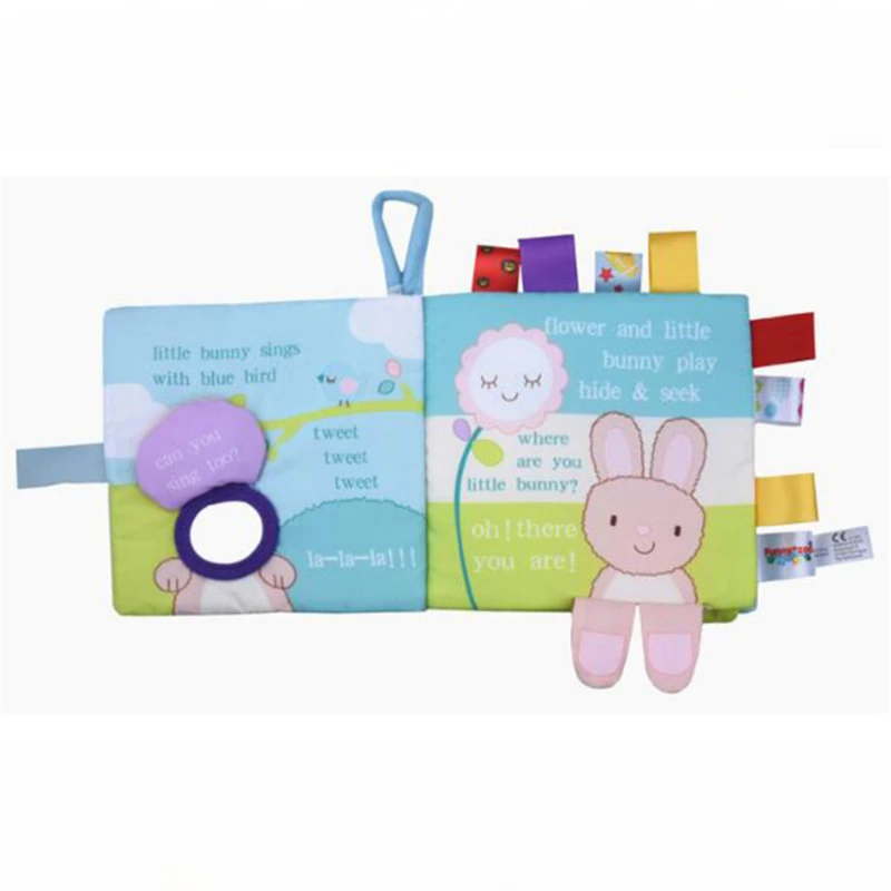 

Baby Cloth Book Infant Animal Pattern Cloth Books Baby Goodnight Educational Cloth Book Cognition Toys