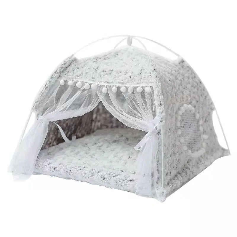 

Pet Bed for Cat House Cozy Products for Pet Accessories Nest Comfy Calming Cat Beds for Small Dogs Chihuahua Tent Hammock
