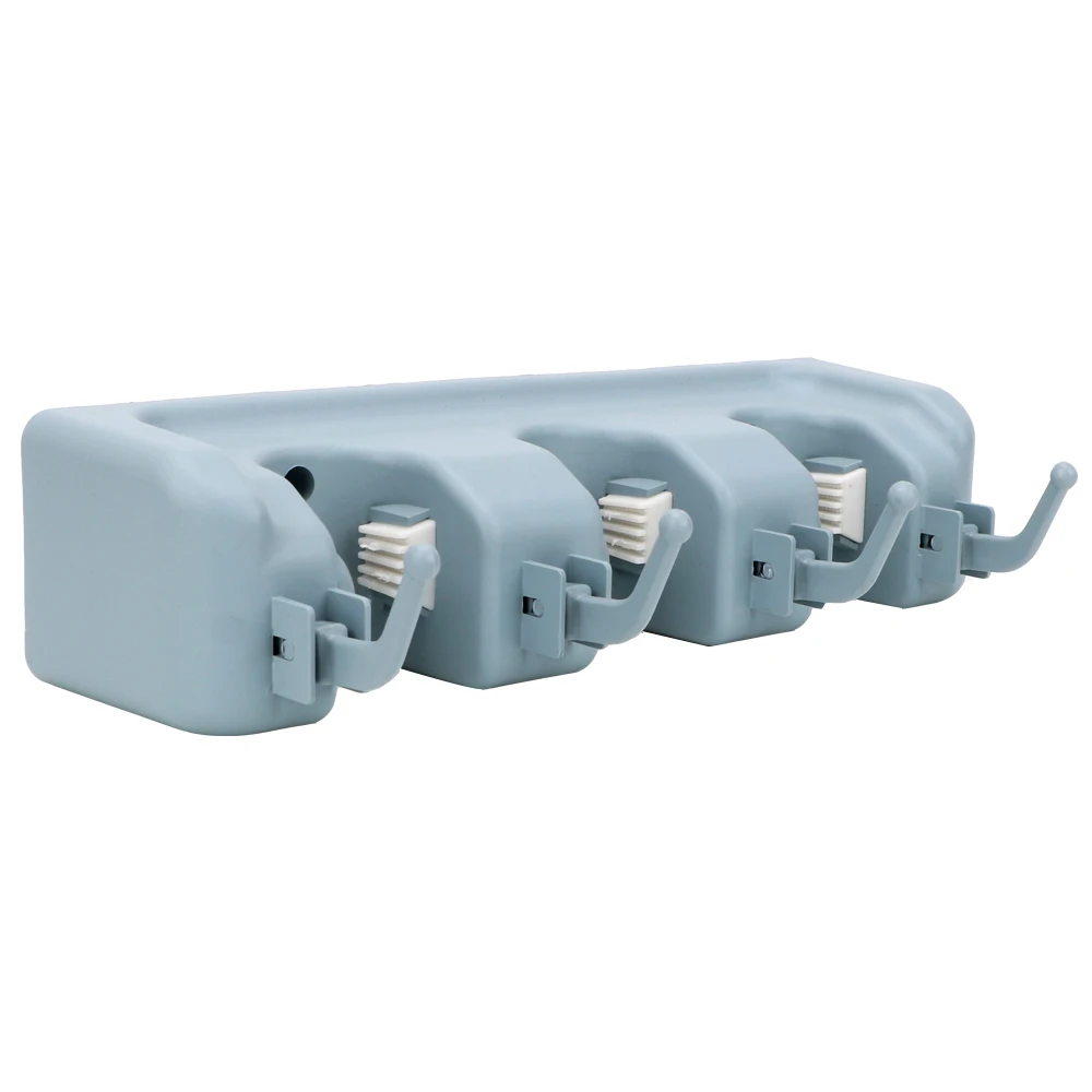 

Magic Plastic Mop Holder Multi-Functional Broom Holder 3 Styles Broom Holder Tool Wall Mounted Kitchen Bathroom Strong Hooks