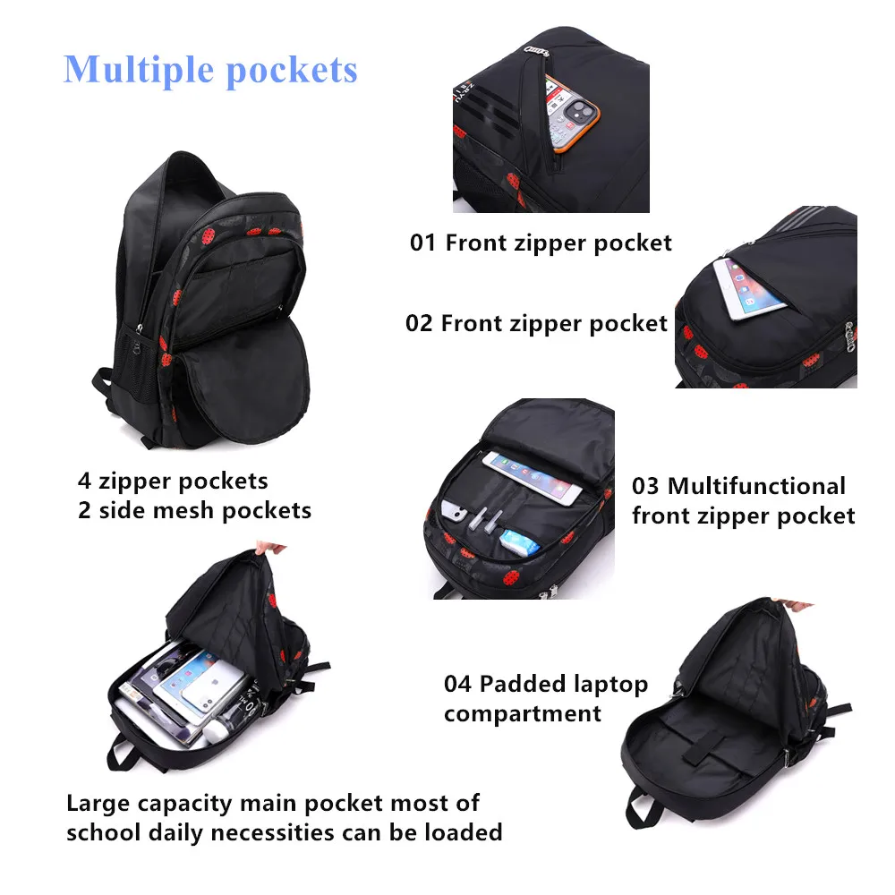 School Backpack for Boys Primary Student Bookbag Kids Satchel Shoulder Bags Casual Daypack Travel Backpack Mochilas Infantil