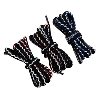 coolstring 5mm thiny rope three colors mixed round type lace sneaker adults kids suitable luxurious custom bracelet wholesale