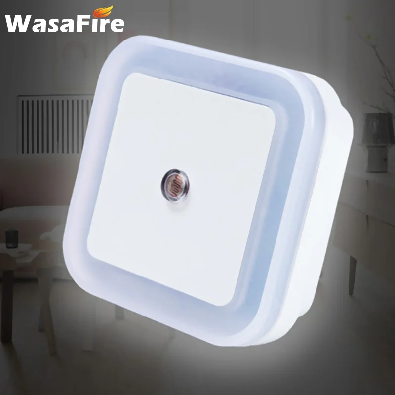

Wall Night Light Sensor Control Induction Energy Saving Sleeping Night Lamp For Baby Room Bedroom Corridors 110V-220V EU US Plug