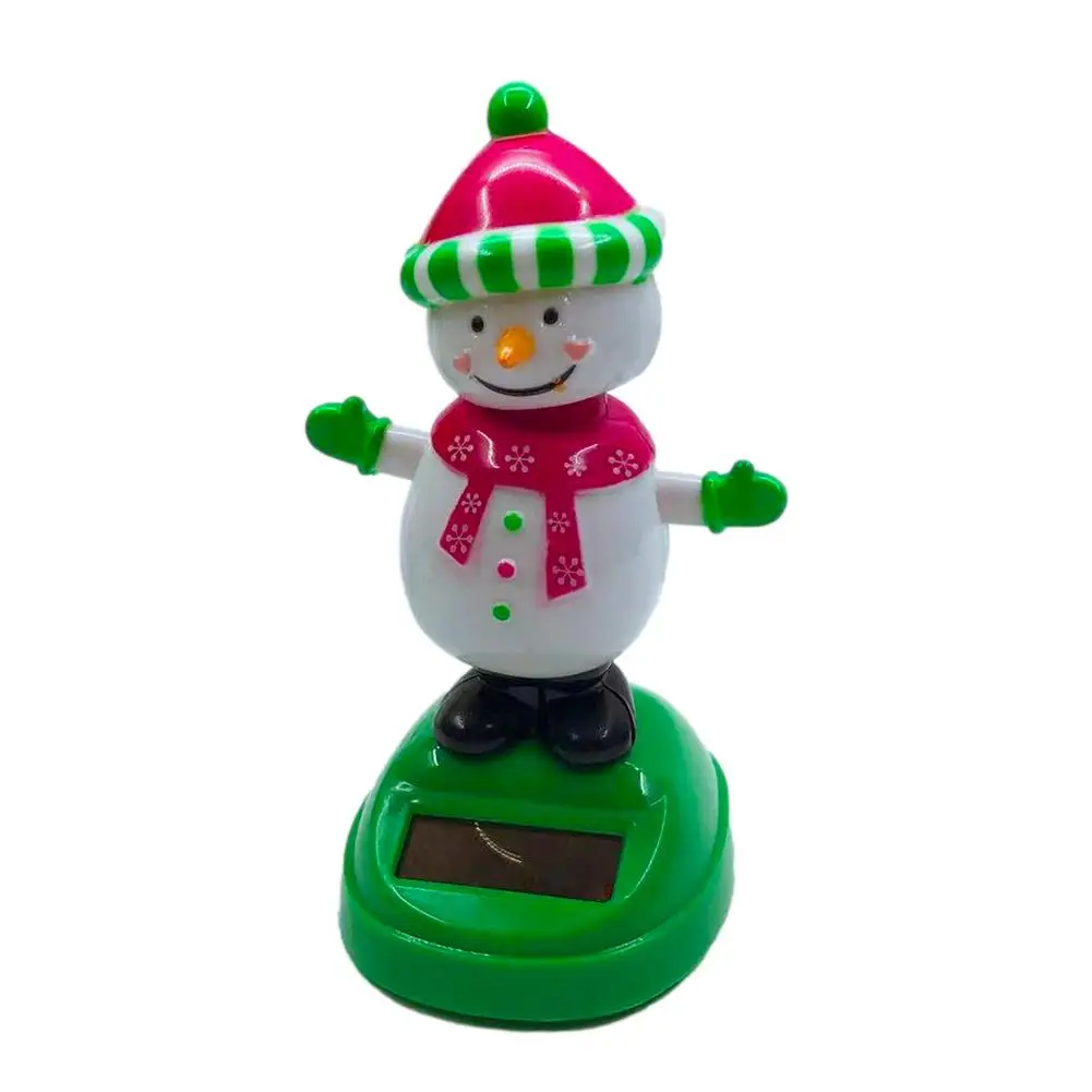 

Рождественский танцевальный Снеговик на солнечной батарее, танцевальная игрушка, Декор