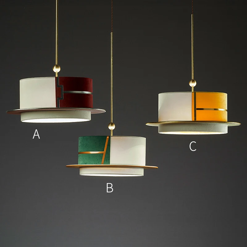 Роскошная люстра простая китайская спальня кабинет дизайнерская креативная