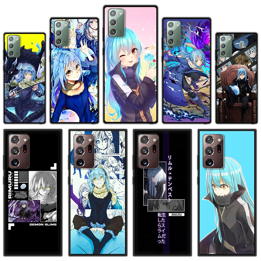 

Rimuru Tempest Animal Anime Phone Case for Samsung Galaxy Note 10 Lite 20 Ultra 10 Plus Soft Black Cover For Samsung M31 Shell