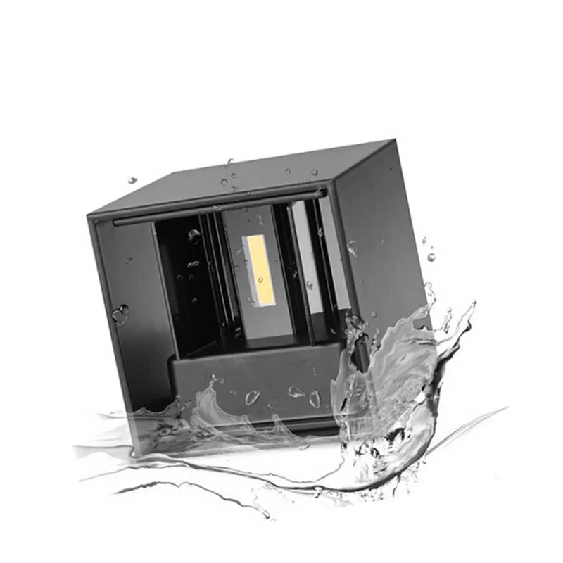 

Светодиодный настенный светильник IP65 12 Вт водонепроницаемый наружный внутренний светодиодный регулируемый угол настенный светильник сов...