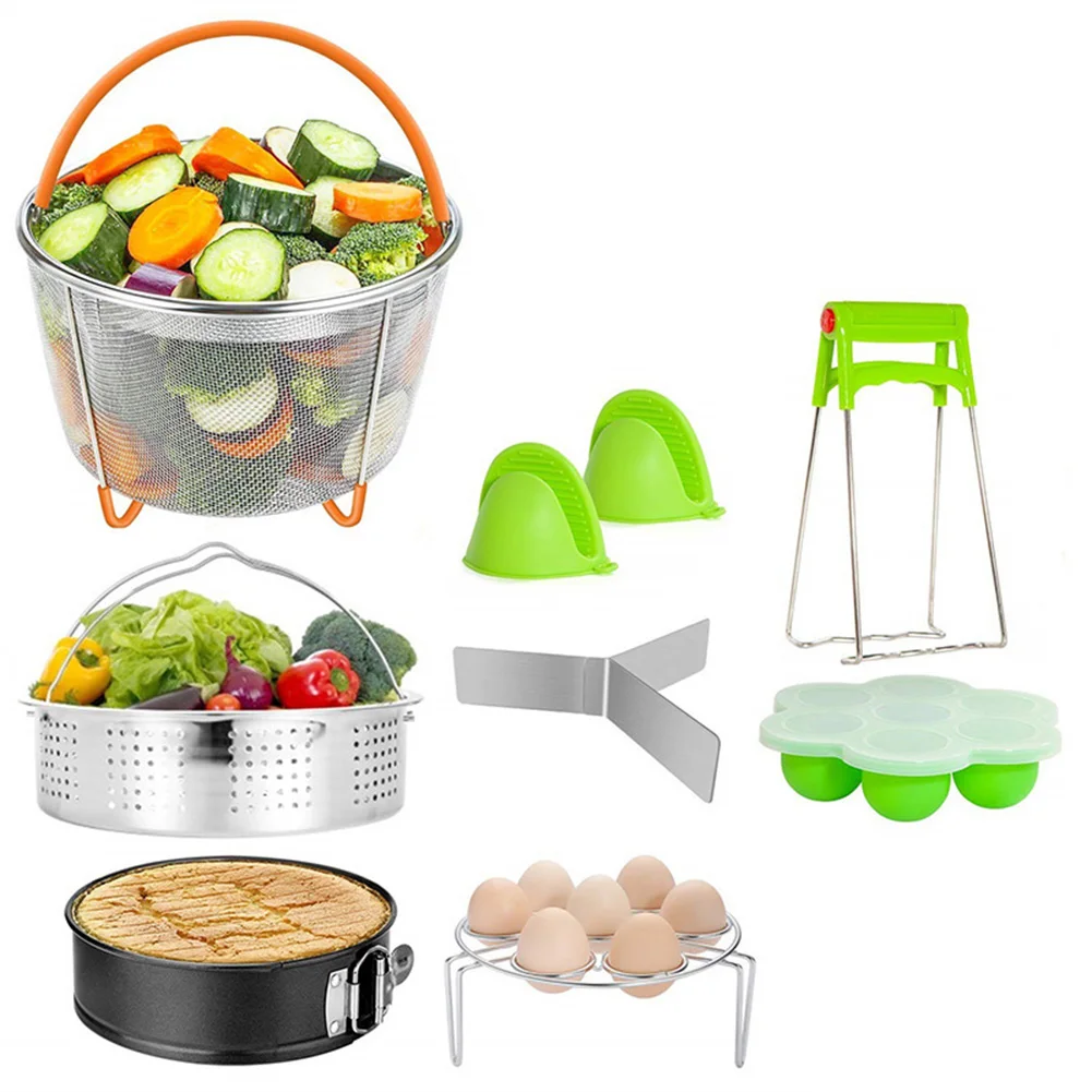 Корзина для пароварки набор аксессуаров скороварки совместим с мгновенным