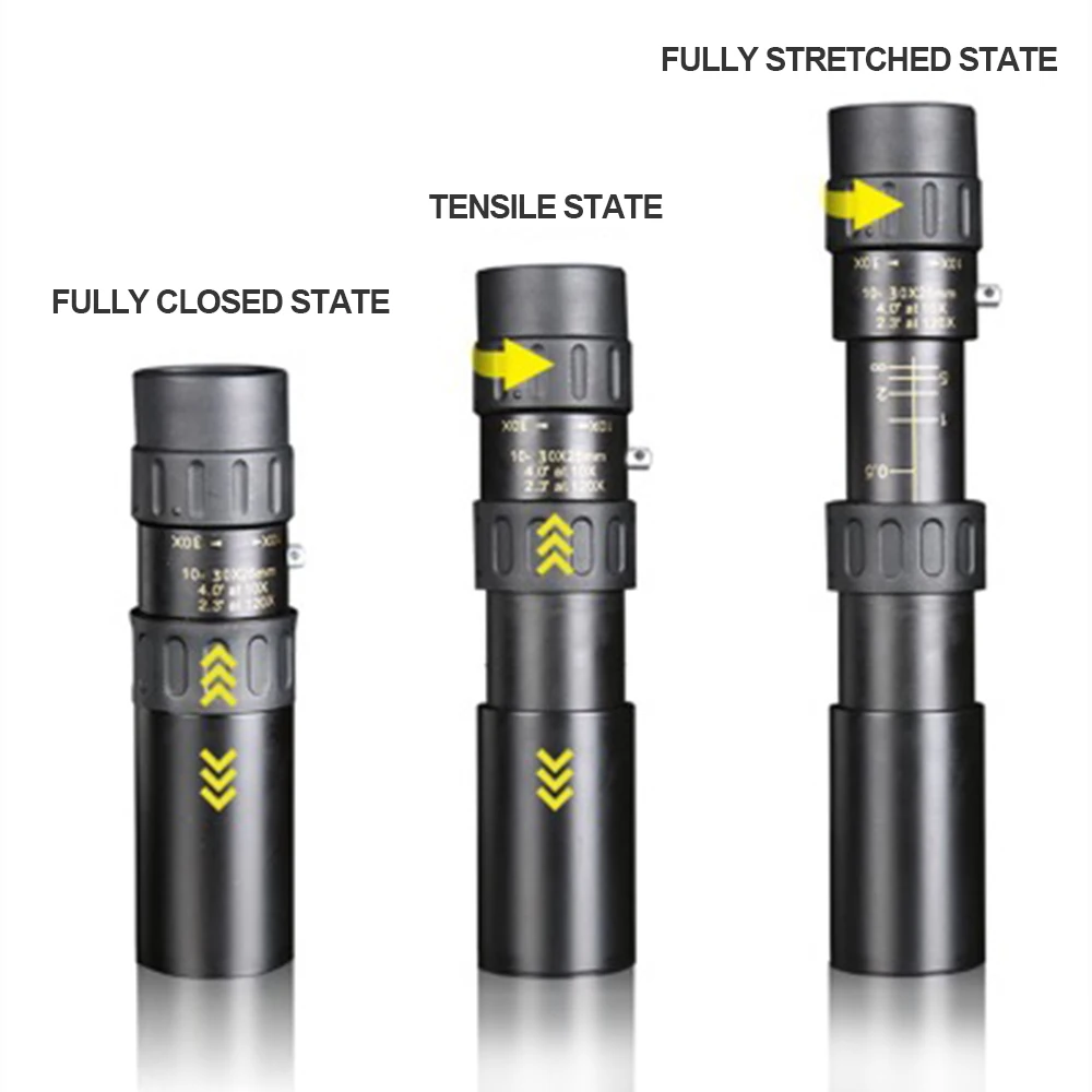 Открытый HD телескоп монокулярный бинокль охотничий туризм карманы для кемпинга