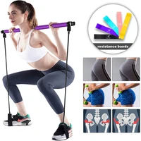 pilates bar kit with resistance band portable pilates exercise stick muscle toning bar home gym pilates for workout bodybuilding