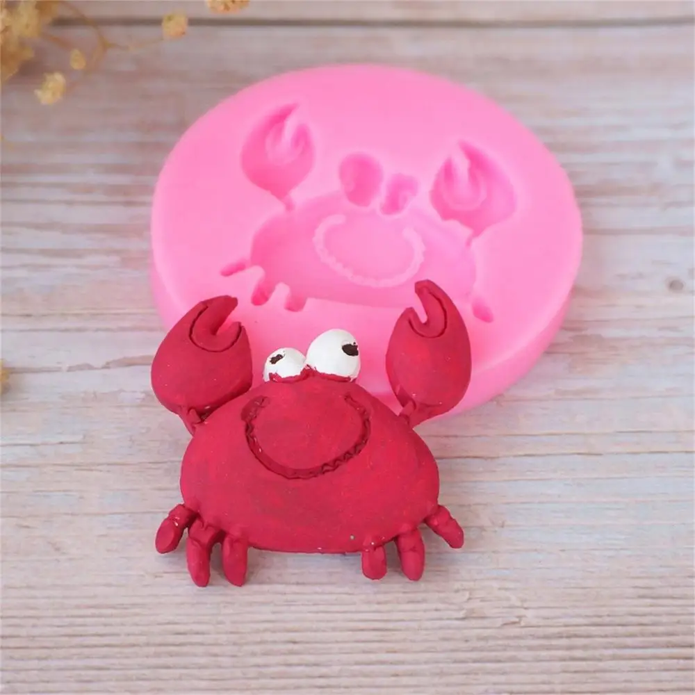 Силиконовая форма в виде краба морских животных морского океана милая фруктовая