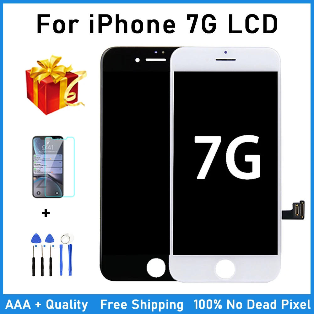 10 шт./лот AAA + качество ЖК экран для iPhone 6 6s 7 8 plus идеальный дисплей сенсорный