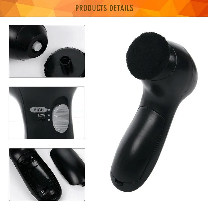 Электрический прибор для чистки обуви машина комплект насадки зубной щетки кожи