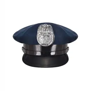 Кепка полицейского на Хэллоуин, унисекс, синяя