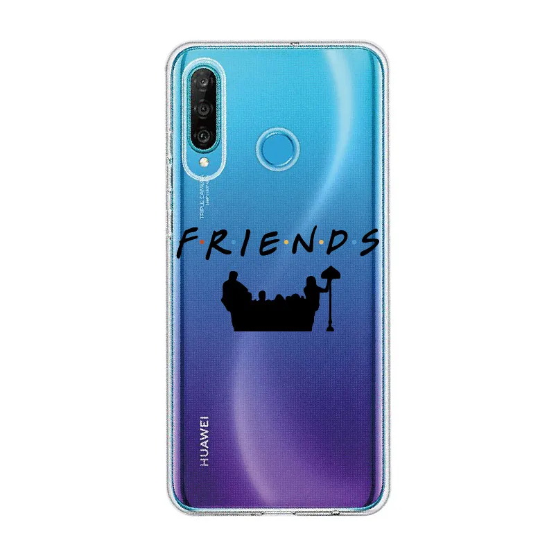 Забавный центральный чехол с надписью Friends TV Show для Huawei Honor Mate 10 20 Nova P20 P30 P Smart