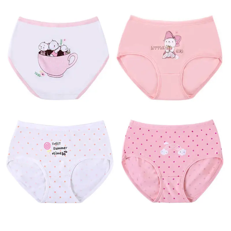 Нижнее белье для девочек-подростков хлопковые трусы-шорты в полоску с