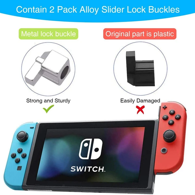 (4 шт.) Набор для ремонта аналоговых 3D палочек Nintendo Switch Joy Con с металлическими