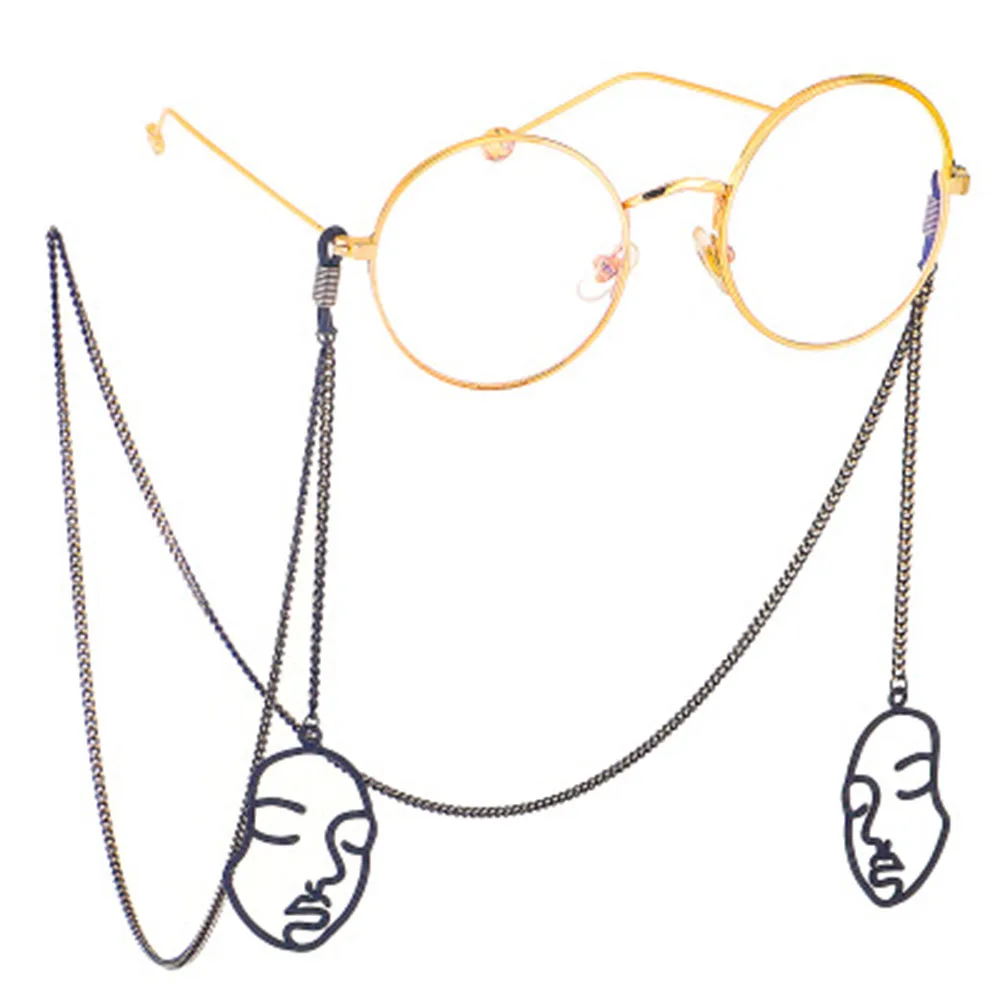 Маска для лица солнцезащитные очки ожерелье из меди путешествий хипстерская