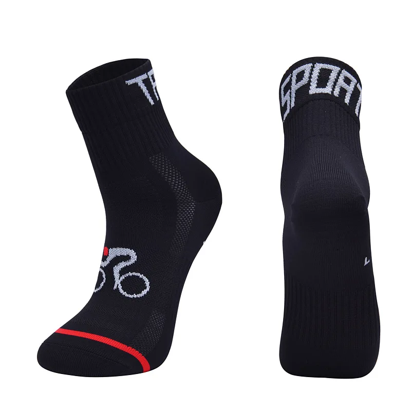 

2021 New Man Sports Sock Women's Professional Outdoor Riding Running Basketball Football Socks A Pair Breathable Cycling Socks