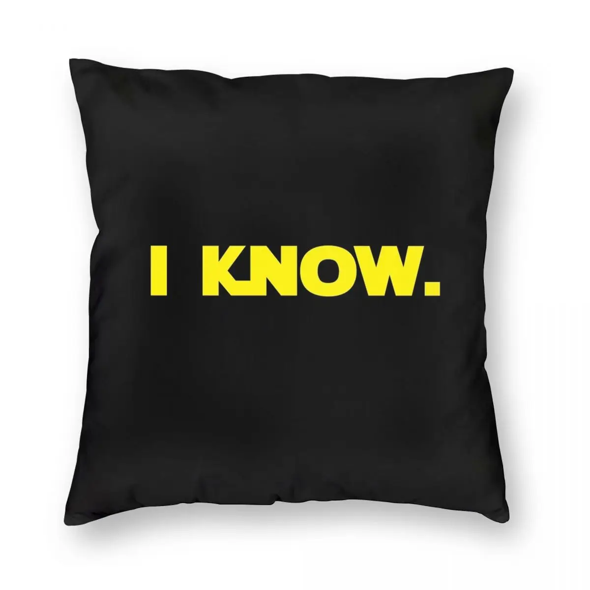 

Я люблю вас. Я знаю. Наволочка на подушку из полиэстера и льна, 18 дюймов