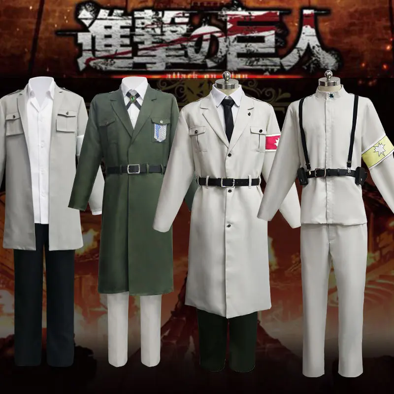

Attack On Titan Shingeki No Kyojin Investigation Corps Team Clothing Cosplay Costume Eren Jaeger Marley Gabi Braun Uniform