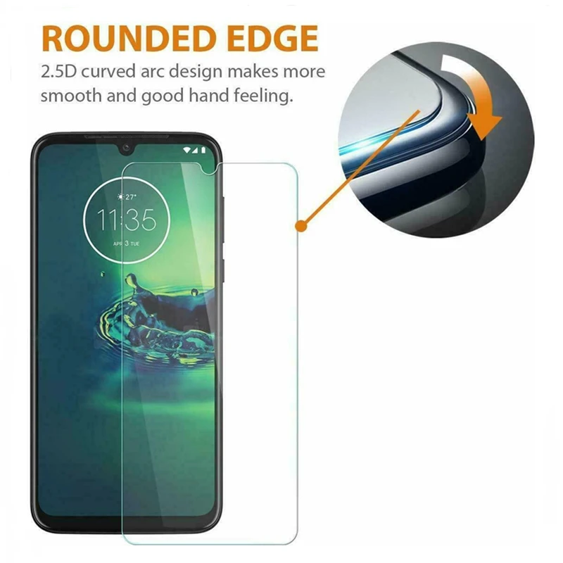 2pcs for motorola moto g8 power glass screen protective tempered glass on moto g6 g7 g8 g9 play plus power e4 e5 protector film free global shipping
