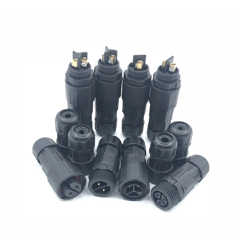 Водонепроницаемый разъем для электрического кабеля 2 3 4 5 6 7 8 9 10 11 12 контактов IP68 |