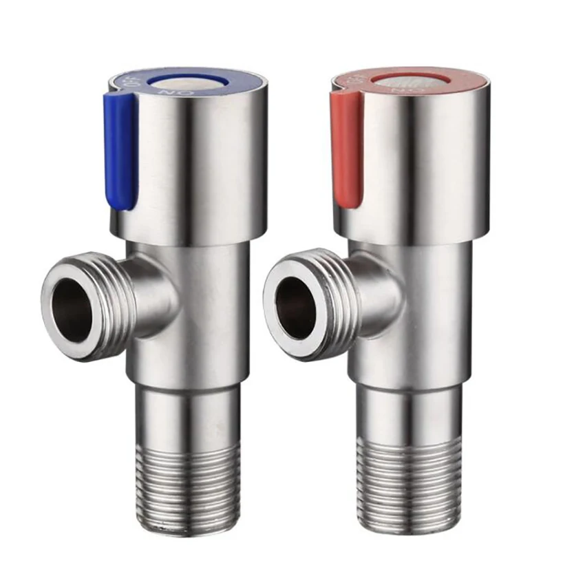 SUS304 Угловые запорные клапаны из нержавеющей стали с выключателем G1/2 запорный