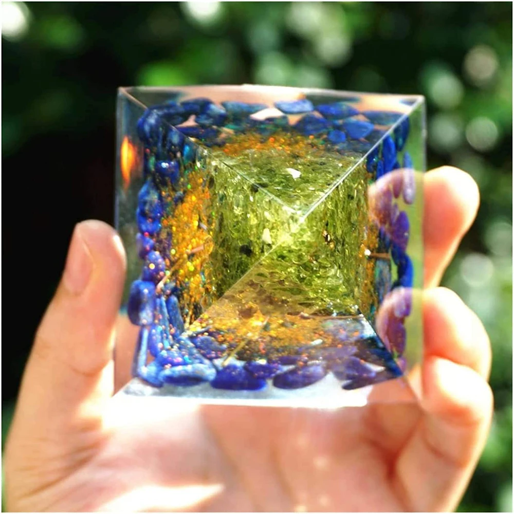 Пирамида оргонит аметист перидот исцеление кристальная энергия пирамида с