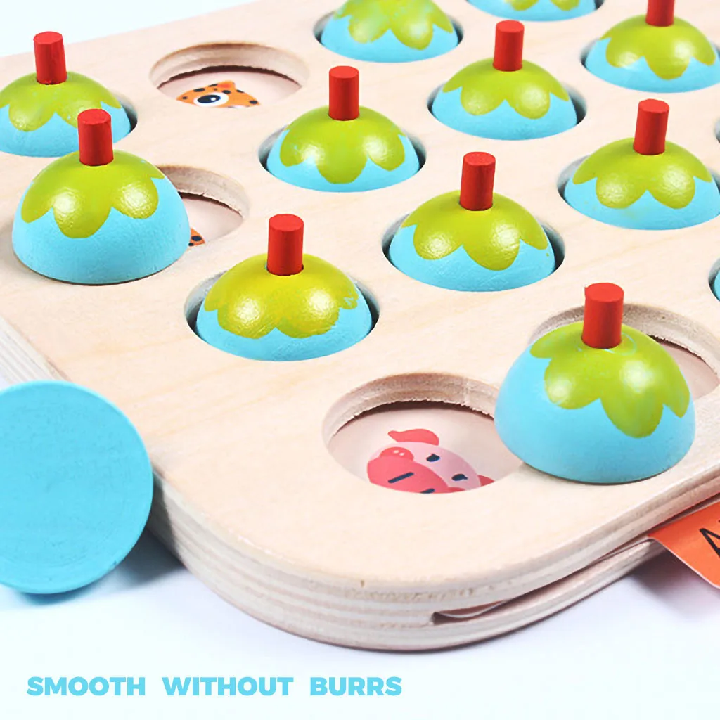 Детские развивающие игры интеллектуальная игра-головоломка Iq деревянная память