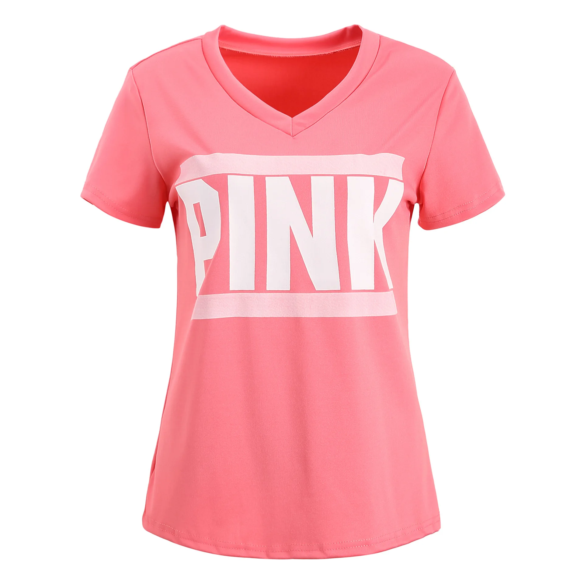 Розовый спортивный костюм с буквенным принтом женский весенний комплект из двух