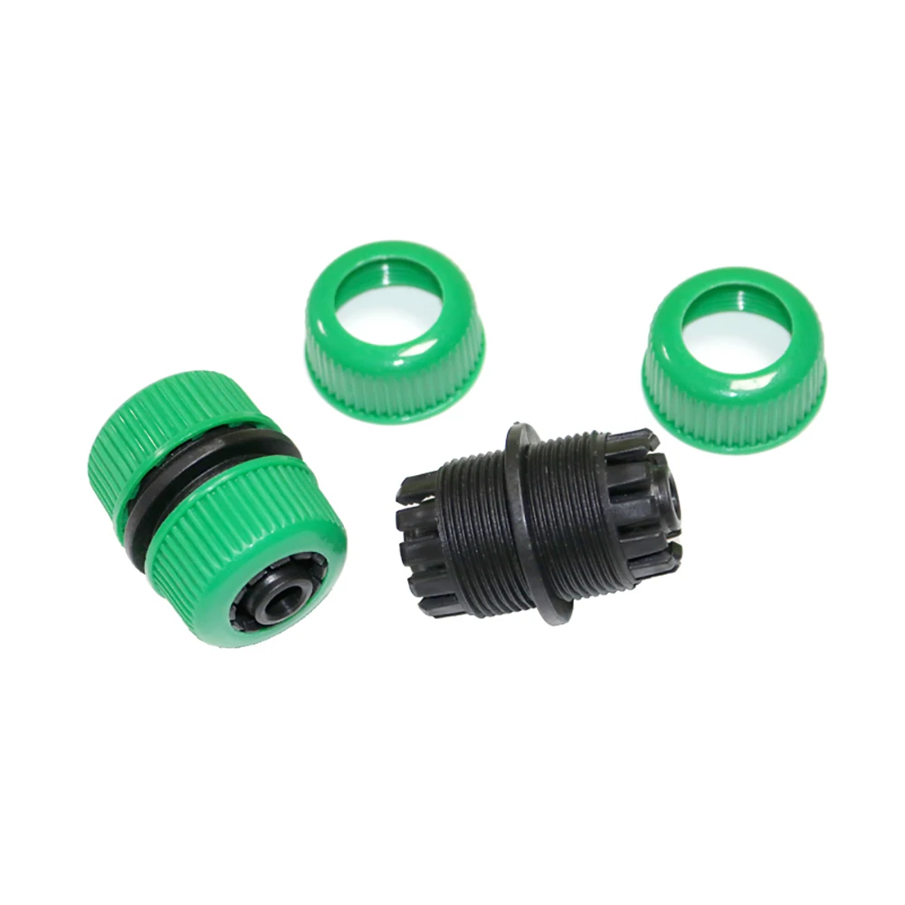 1/2' 3/4" Hose Repair Connector Garden Tools Quick Connectors Repair Damaged Leaky Adapter for DN16 DN20 Hose Extend Lock Nut images - 6