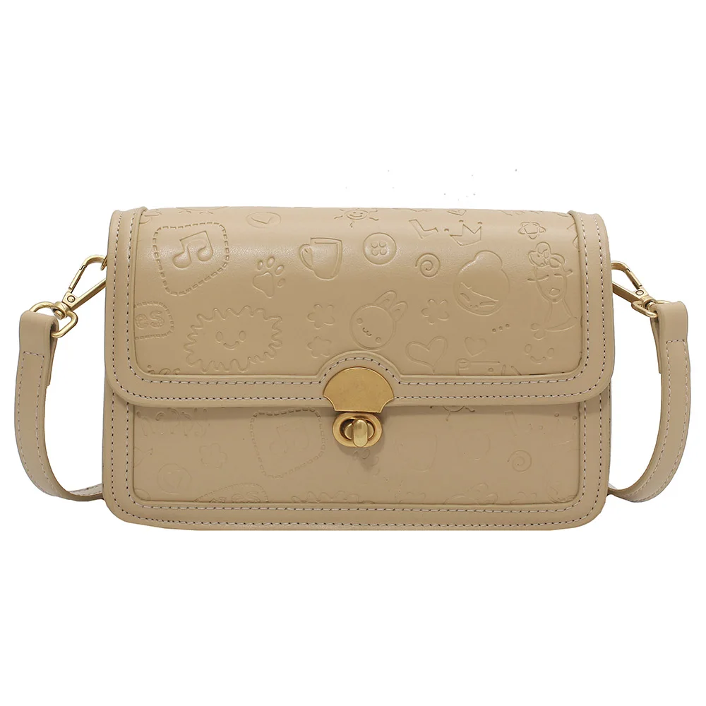 

Small Fresh Summer Women's Bag New Creative Printing Ladies Crossbody Bags Young Girl High Quality Designer Bag PU Leather
