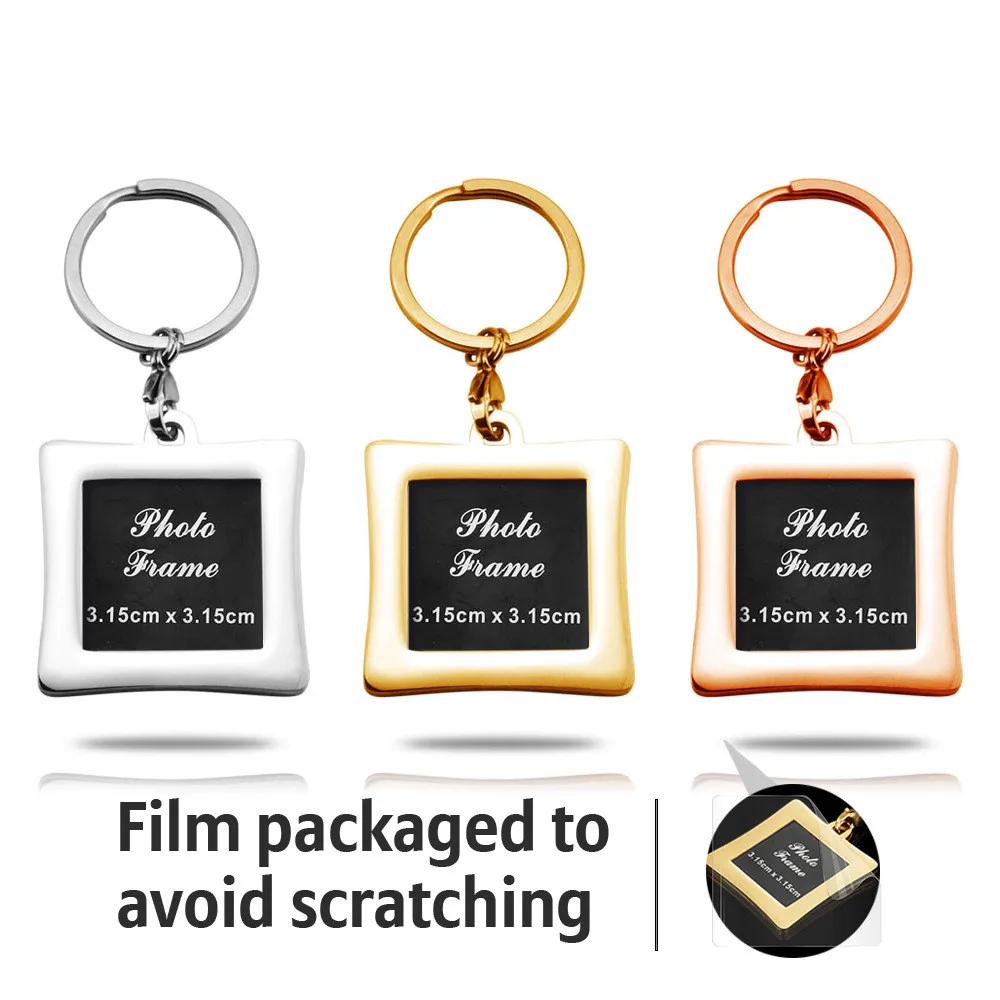 DIY Индивидуальный Ручной работы фото брелок на ключи в форме буквы ребенок мама