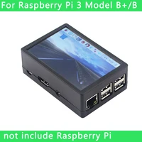 ЖК-дисплей 3,5 x Raspberry Pi 3 Model B, сенсорный экран 480x320, сенсорное перо, ABS-чехол для Raspberry Pi 4, Модель B / 3B + /3B