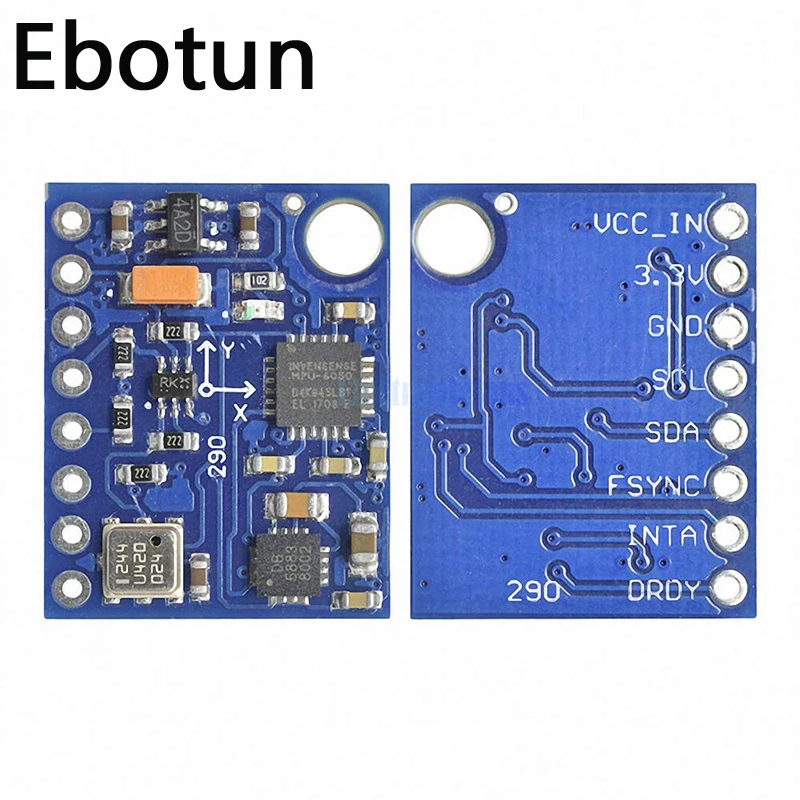 Датчик модуля MPU6050 HMC5883L BMP180 GY87 для Arduino | Электронные компоненты и принадлежности