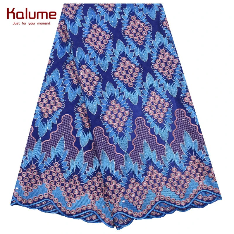Kalume Новое поступление африканская кружевная ткань новейшая нигерийская