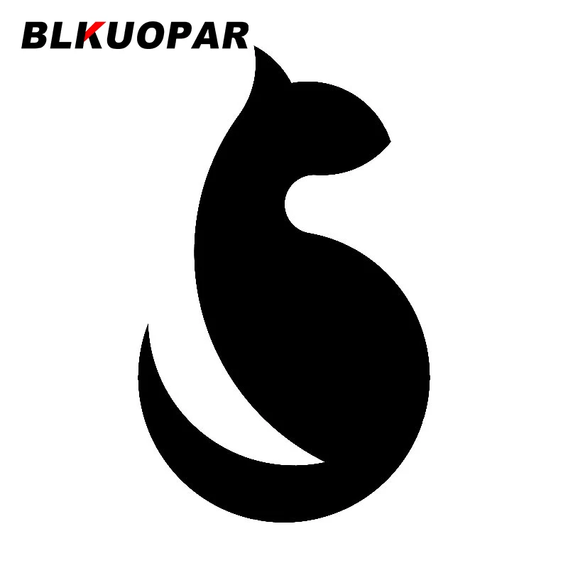 

BLKUOPAR Кот в золотом соотношении стильная Автомобильная наклейка Водонепроницаемая графическая наклейка окклюзия царапина лобовое стекло н...