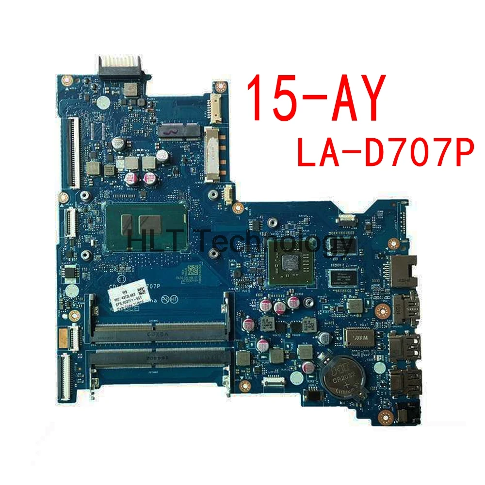 

Материнская плата для ноутбука HP 15-AY 903786-601 903786-501 903786-001 CDL50 LA-D707P I7-7500U CPU R7 M340 GPU материнская плата