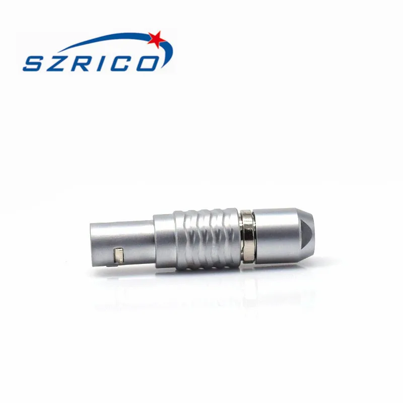 Plug Collet nut 1B M12 4 Pin FGG штекер и женский PHG свободный разъем Электрический круговой Push Pull Авто низкого напряжения разъем - Цвет: Plug Collet nut