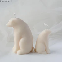 3d polar bear silicone candle mold christmas ornaments decoration scented candle diy candle making supplies plaster mold