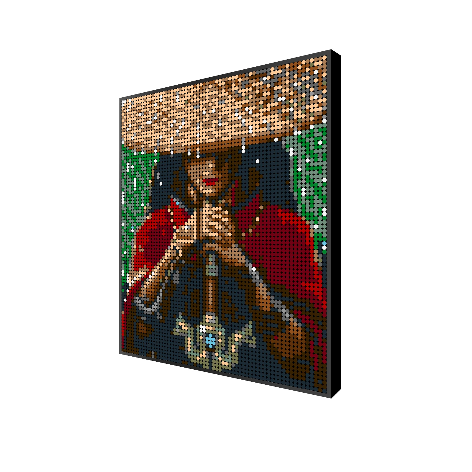 

RAYAING Pixel Art Painting Building Blocks Cartoon figure DIY Bricks Decor home Toys For children gift