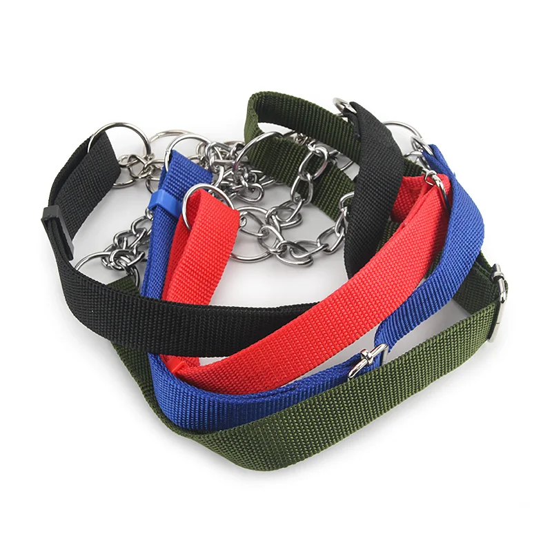 Нейлоновый ошейник для дрессировки собак Martingale средних и крупных 4 цвета
