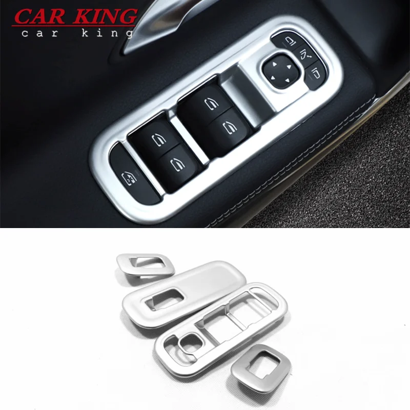 

Car Accessories Window Glass Lift Button Cover Trim Sticker For Mercedes Benz A Class W177 V177 A180 A200 A220 A250 2019 2020+