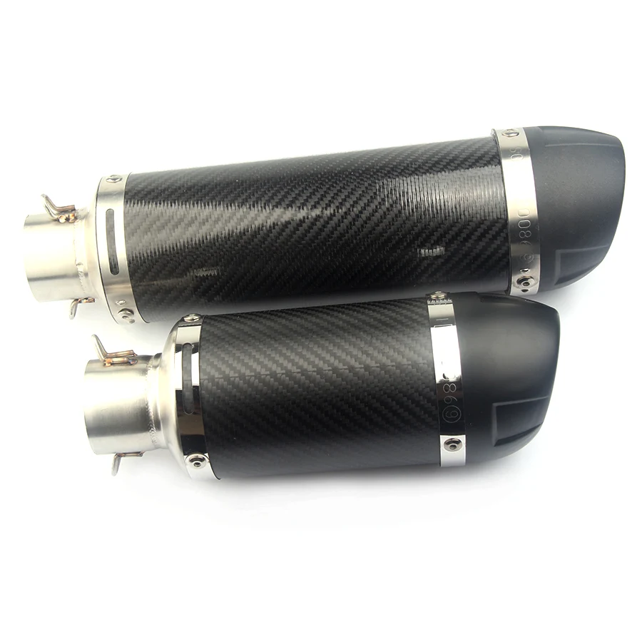 Выхлопная труба для мотоцикла глушитель из углеродного волокна 51 Cafe Racer Yamaha Nmax Honda