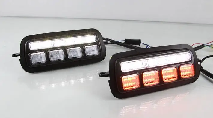 Для Lada Niva 4X4 1995 - 2019 желтый Поворотная сигнальная лампа Стиль реле