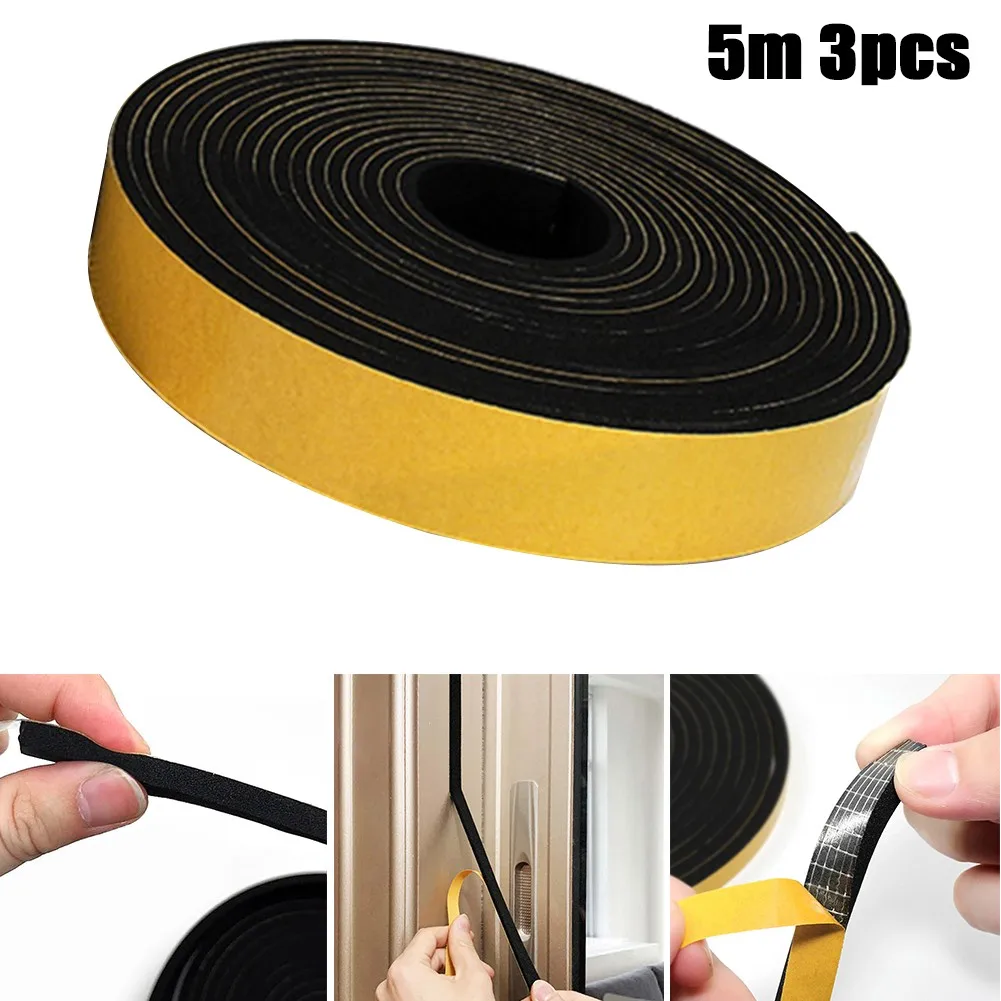 

Home Sealed Strip Seal Tapes Door Excluder Seal Strip Weather Brand New Durable