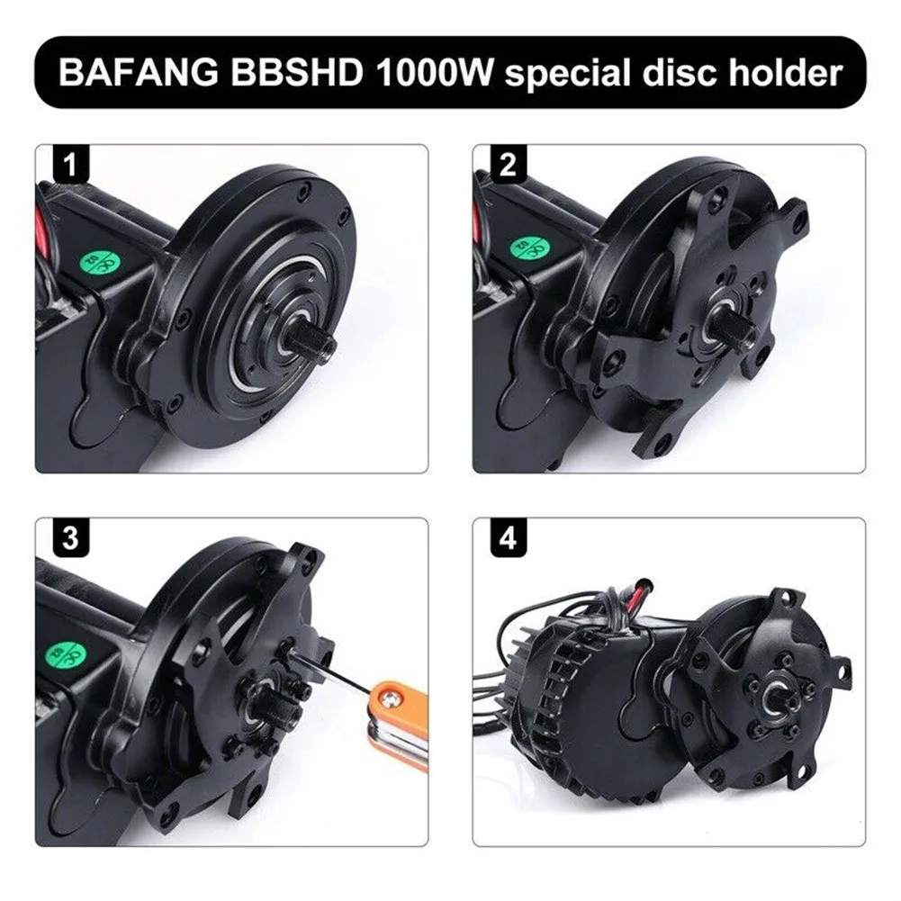 

Mid ChainRing Motor Wheel Adapter BCD ChainRing Drive For Bafang Durable