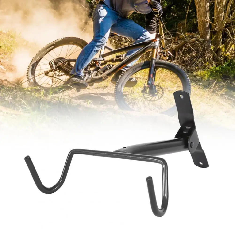 

Metal High Quality Room Indoor Bicycle Holder Folding Flip Up Rack Easily Install Bike Hanger Wall-Mounted for Bike