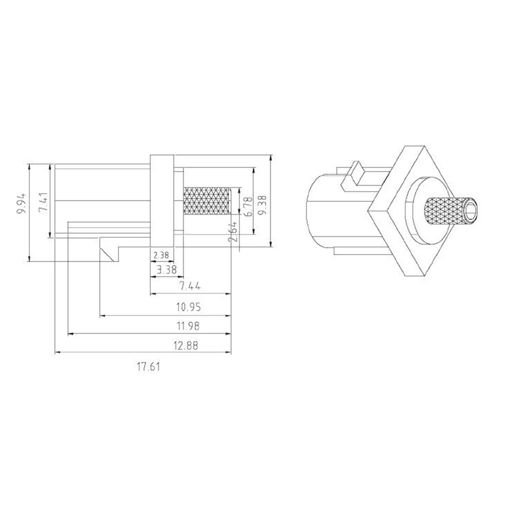 _ 5 шт. автомобильный спутниковый радиоприемник с IF антенной Fakra Штекерный код K RF